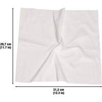 Chiffons lavables pour le nettoyage, Microfibre, Blanc Northern Industrial Supply Inc.