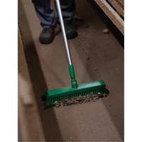 T&ecirc;te de balai-brosse, Crins Fin/Ferme, 16-1/2", Polyester/Polypropyl&egrave;ne, Vert Northern Industrial Supply Inc.