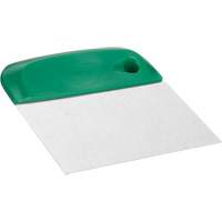 Flexible Stainless Steel Dough Cutter/Scraper, Green, 4-1/2" W x 5-3/4" L Northern Industrial Supply Inc.