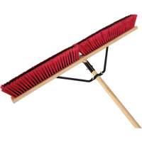 Balai-brosse &agrave; manche renforc&eacute;, 36", Moyen, Soies PVC Northern Industrial Supply Inc.