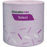 PRO Select&reg; Bathroom Tissue, 1 Ply, 1000 Sheets/Roll, White Northern Industrial Supply Inc.