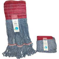 Wide-Band Mop Head, Antimicrobial/Floor Finishing/Specialty, Cotton/Rayon/Synthetic, Loop Style Northern Industrial Supply Inc.