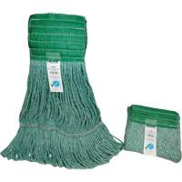 Wide-Band Mop Head, Antimicrobial/Floor Finishing/Specialty, Cotton/Rayon/Synthetic, Loop Style Northern Industrial Supply Inc.