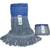 Wide-Band Mop Head, Antimicrobial/Floor Finishing/Specialty, Cotton/Rayon/Synthetic, Loop Style Northern Industrial Supply Inc.