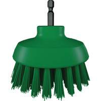 Brosse ronde HyDrive pour perceuse, Soies Tr&egrave;s ferme, Longueur de 3-1/10", Vert Northern Industrial Supply Inc.