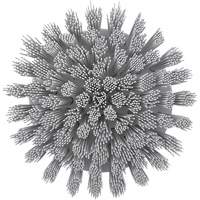 Brosse ronde HyDrive pour perceuse, Soies Tr&egrave;s ferme, Longueur de 3-1/10", Blanc Northern Industrial Supply Inc.