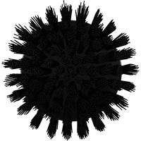 Brosse ronde HyDrive pour perceuse, Soies Tr&egrave;s ferme, Longueur de 3-1/10", Noir Northern Industrial Supply Inc.