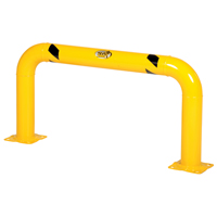 High Profile Machinery Guards, 4' W x 2' H, Yellow Northern Industrial Supply Inc.