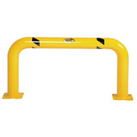 High Profile Machinery Guards, 4' W x 2' H, Yellow Northern Industrial Supply Inc.