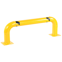 Low Profile Rack Guards, 4' W x 1.4' H, Yellow Northern Industrial Supply Inc.