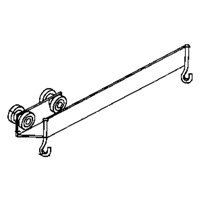 Rouleau d&eacute;port&eacute; &agrave; chevauchement des murs-rideaux Northern Industrial Supply Inc.