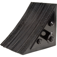 Cale de roue, 8" x 8" x 8", Noir Northern Industrial Supply Inc.