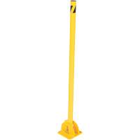 Fold-Down Bollards, Steel, 42" H x 1-3/4" W, Yellow Northern Industrial Supply Inc.