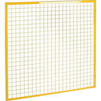 Wire Mesh Partition Components - Panels, 4' H x 3' W Northern Industrial Supply Inc.