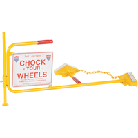 Single Rail Chock With Flag Rail Combo Northern Industrial Supply Inc.