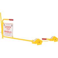 Single Rail Chock With Flag Rail Combo Northern Industrial Supply Inc.