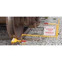 Single Rail Chock With Flag Rail Combo Northern Industrial Supply Inc.