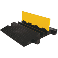 Protecteur de c&acirc;ble &agrave; traverse extr&ecirc;me Yellow Jacket, 2 canaux, 35,75" lo x 42,125" la x 5,125" h Northern Industrial Supply Inc.