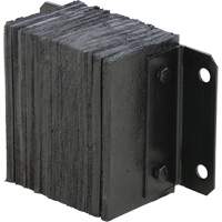 Laminated Dock Bumper, Horizontal, Rubber, 12" W x 6" D x 10" H Northern Industrial Supply Inc.