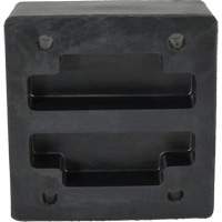 Molded Dock Bumper, Reinforced Rubber, 12" W x 4" D x 13" H Northern Industrial Supply Inc.