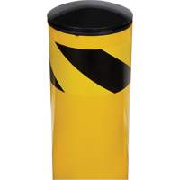 Safety Bollard, Steel, 36" H x 5-1/2" W, Yellow Northern Industrial Supply Inc.