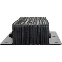 Laminated Dock Bumpers, Vertical, Rubber, 11" W x 4" D x 24" H Northern Industrial Supply Inc.