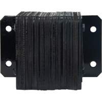 Laminated Dock Bumpers, Horizontal, Rubber, 12" W x 4" D x 10" H Northern Industrial Supply Inc.