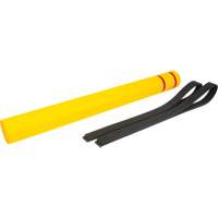 Polyethylene Bollard Cover, 4-1/2" Dia. x 52" L, Red/Yellow Northern Industrial Supply Inc.