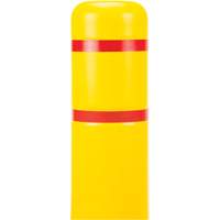 Polyethylene Bollard Cover, 4-1/2" Dia. x 52" L, Red/Yellow Northern Industrial Supply Inc.