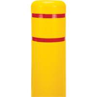 Capuchon en poly&eacute;thyl&egrave;ne pour borne de protection, 6-5/8" dia. x 52" l, Rouge/Jaune Northern Industrial Supply Inc.