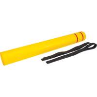 Polyethylene Bollard Cover, 6-5/8" Dia. x 60" L, Red/Yellow Northern Industrial Supply Inc.