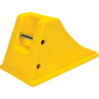 Wheel Chocks with Aluminum Tread, Polyurethane, Safety Yellow, 11-1/4" W x 21" D x 12-1/4" H Northern Industrial Supply Inc.