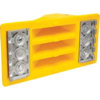 Wheel Chocks with Aluminum Tread, Polyurethane, Safety Yellow, 11-1/4" W x 21" D x 12-1/4" H Northern Industrial Supply Inc.