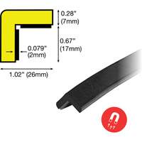 Magnetic E Profile Magnetic 1M Corner Protection Bumper Guard Northern Industrial Supply Inc.