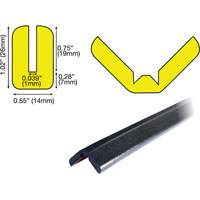 W Profile 1M Edge Protection Bumper Guard, 3.25' (0.99 m) Long Northern Industrial Supply Inc.