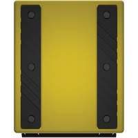 Cale de roue ultra-robuste pour l'exploitation mini&egrave;re Checkers Safety, PEHD, Jaune, 14-1/2" la x 17-1/2" p x 16" h Northern Industrial Supply Inc.