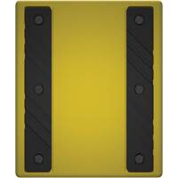 Cale de roue ultra-robuste pour l'exploitation mini&egrave;re Checkers Safety sans support, PEHD, Jaune, 14-1/2" la x 17-1/2" p x 16" h Northern Industrial Supply Inc.