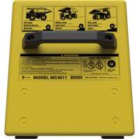 Cale de roue ultra-robuste pour l'exploitation mini&egrave;re Checkers Safety sans support, PEHD, Jaune, 14-1/2" la x 17-1/2" p x 16" h Northern Industrial Supply Inc.