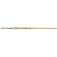 Pure White Bristle Round Marking Paint Brush, 1/4" Brush Width, White China, Wood Handle Northern Industrial Supply Inc.