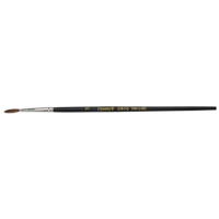 Pinceau pointu &agrave; soies noires pour artiste, Largeur de la brosse de 2,1 mm, Soie de chameau, Manche &agrave; Bois Northern Industrial Supply Inc.