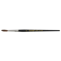 Pinceau pointu &agrave; soies noires pour artiste, Largeur de la brosse de 4 mm, Soie de chameau, Manche &agrave; Bois Northern Industrial Supply Inc.