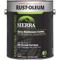 Sierra Performance S60 Water-Based Epoxy Maintenance Coating Accent Base, Gallon, Tint Base Northern Industrial Supply Inc.