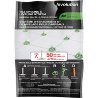 Cales d'espacement universelles Miracle Sealants Levolution Northern Industrial Supply Inc.