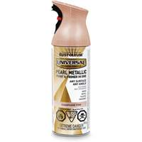 Universal&reg; Pearl Paint & Primer In One Spray Paint, Champagne Pink, Metallic, Aerosol Can Northern Industrial Supply Inc.