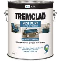 Peinture antirouille &agrave; base d'eau Tremclad, 3,78 L, Gallon, Noir Northern Industrial Supply Inc.