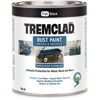 Peinture antirouille &agrave; base d'eau Tremclad, 946 ml, Canette, Noir Northern Industrial Supply Inc.