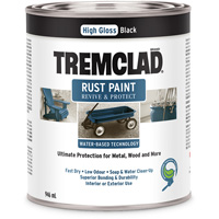 Peinture antirouille &agrave; base d'eau Tremclad, 946 ml, Canette, Noir Northern Industrial Supply Inc.