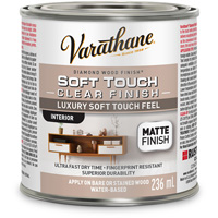 Rev&ecirc;tement &agrave; fini diamant pour bois Varathane, 236 ml, Transparent, Mat Northern Industrial Supply Inc.
