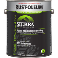 Sierra Performance S60 Maintenance Coating Base Component, 1 gal., Water-Based, Gloss, Red Northern Industrial Supply Inc.