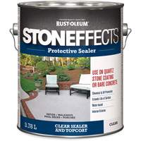 Produit d'&eacute;tanch&eacute;ifi&eacute; protecteur pour b&eacute;ton Stoneffects, 3,78 L, &agrave; l'eau, Transparent, Transparent Northern Industrial Supply Inc.